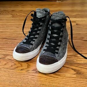 Converse Chuck Taylor All Star Nike X Flyknit High 'Wolf Grey